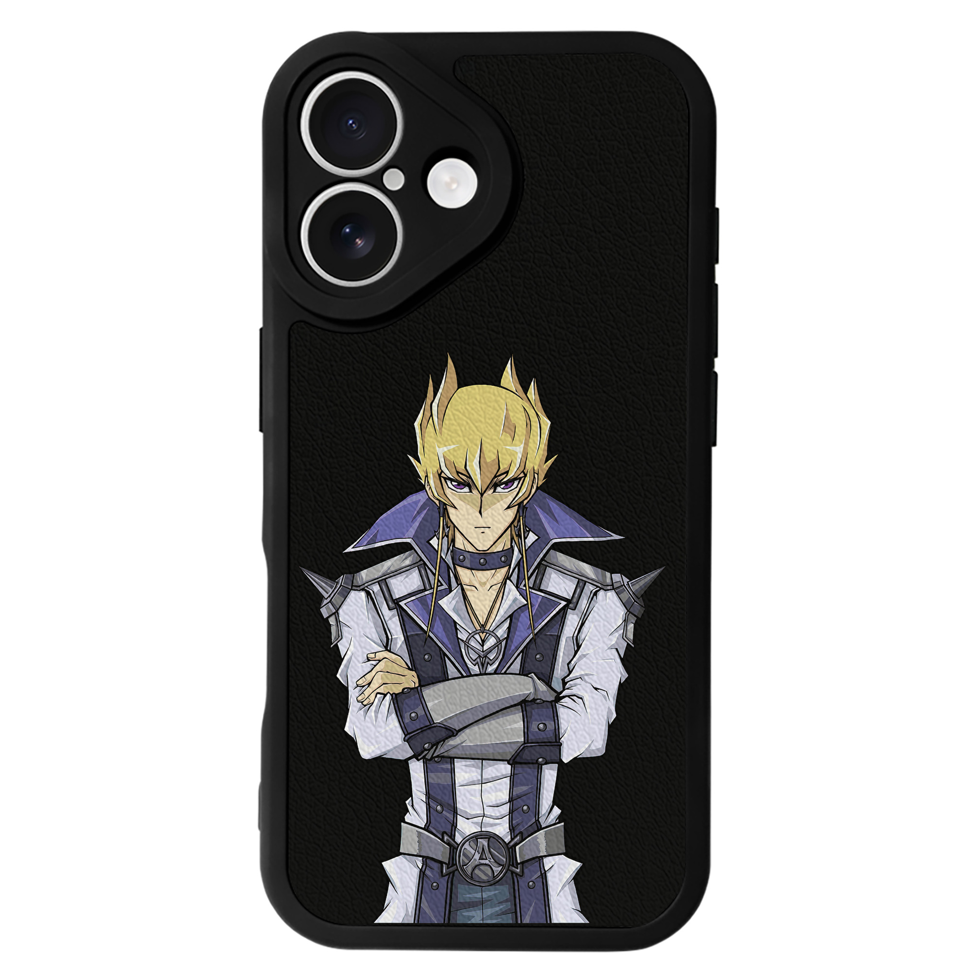 遊☆戯☆王 Yu-Gi-Oh! 【iPhone 16シリーズ対応】シリコンスマホケース（レザー調） 材質：シリコン